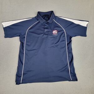 USA Baseball Mens XL Shirt Polo Navy Classic Team USA Embroidered Logo Olympics